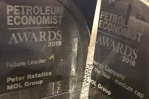 MOL proglašen energetskom tvrtkom godine na okupljanju nafto-plinaša