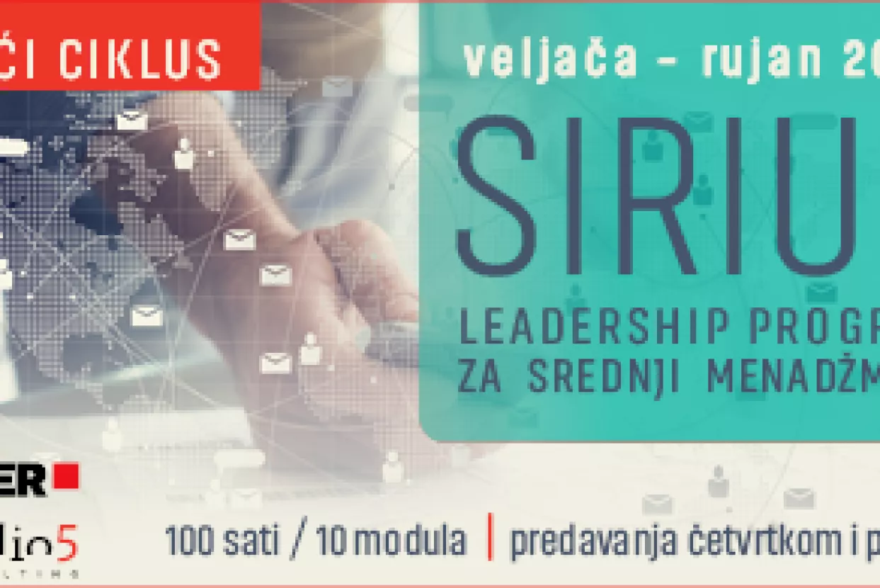 Sirius Leadership program, veljača – rujan 2019.