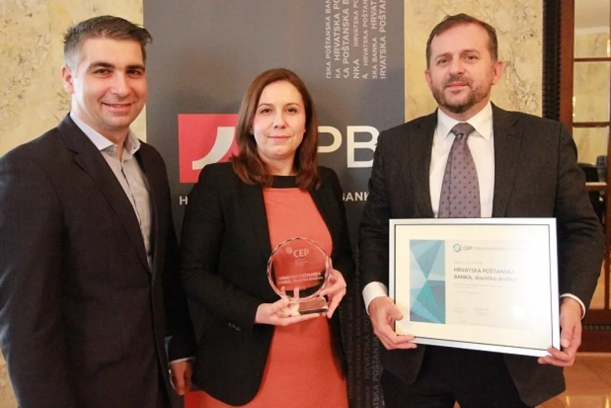 Hrvatskoj poštanskoj banci titula Poslodavac Partner