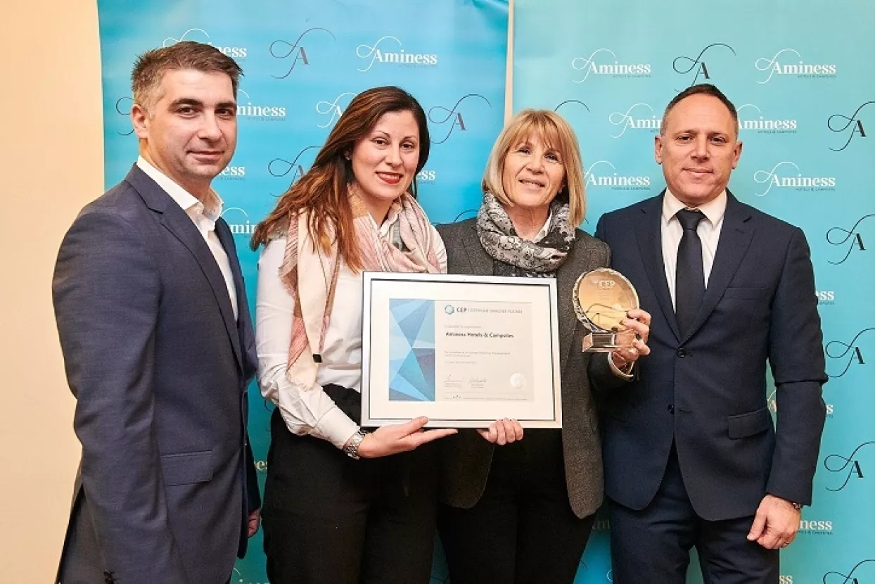 Aminess jedini dobitnik certifikata Poslodavac Partner među turističkim kompanijama