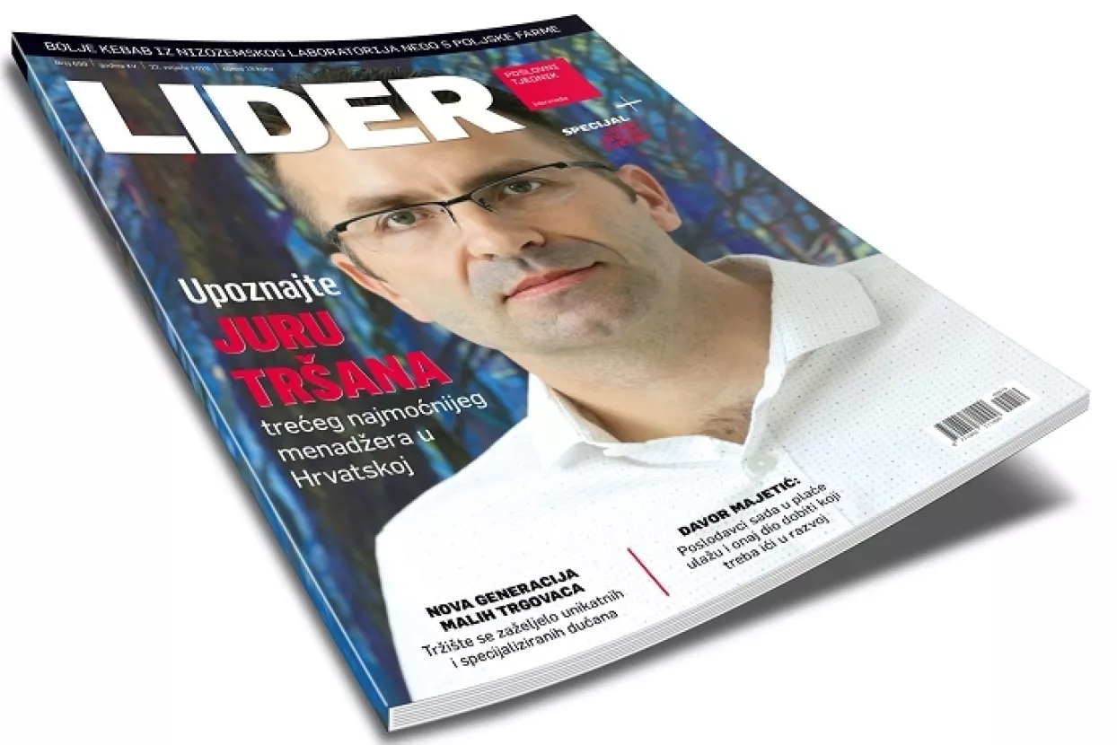U novom broju Lidera: Upoznajte Juru Tršana, trećeg najmoćnijeg menadžera u Hrvatskoj