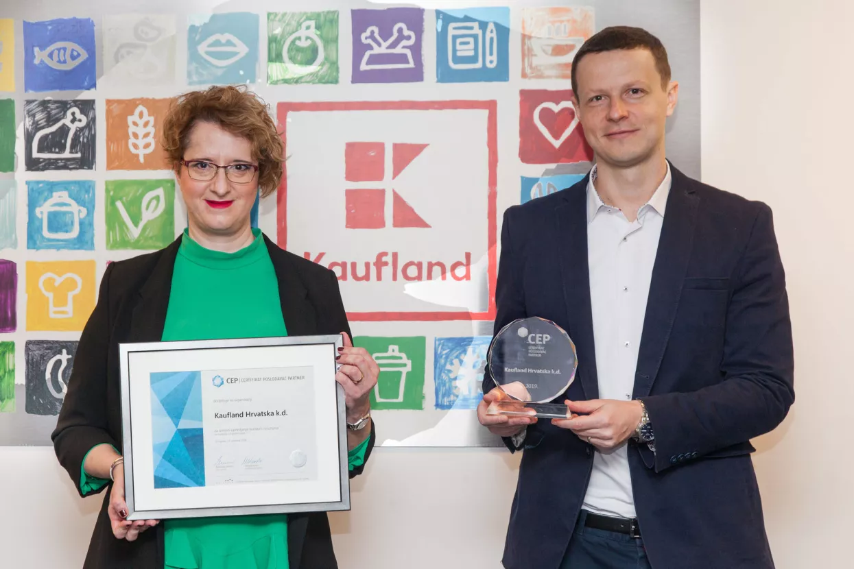 Kaufland Hrvatska treću je godinu zaredom dobitnik certifikata Poslodavac Partner