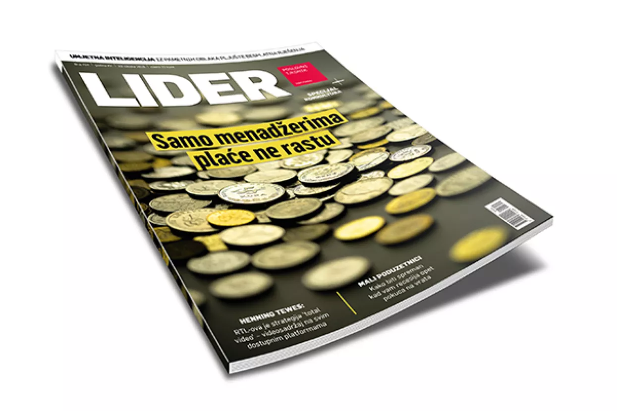 U novom Lideru: Stakleni strop - samo menadžerima plaće ne rastu