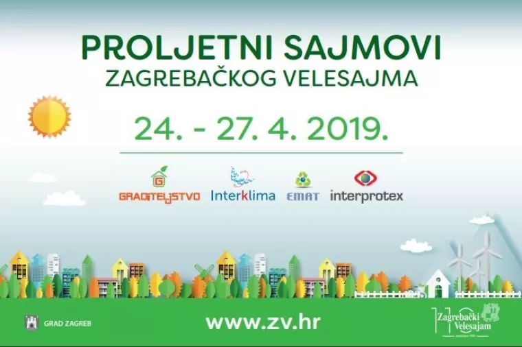 Proljetni sajmovi Zagrebačkog velesajma: Obrtnički sajam, Smart Cities, Interklima...