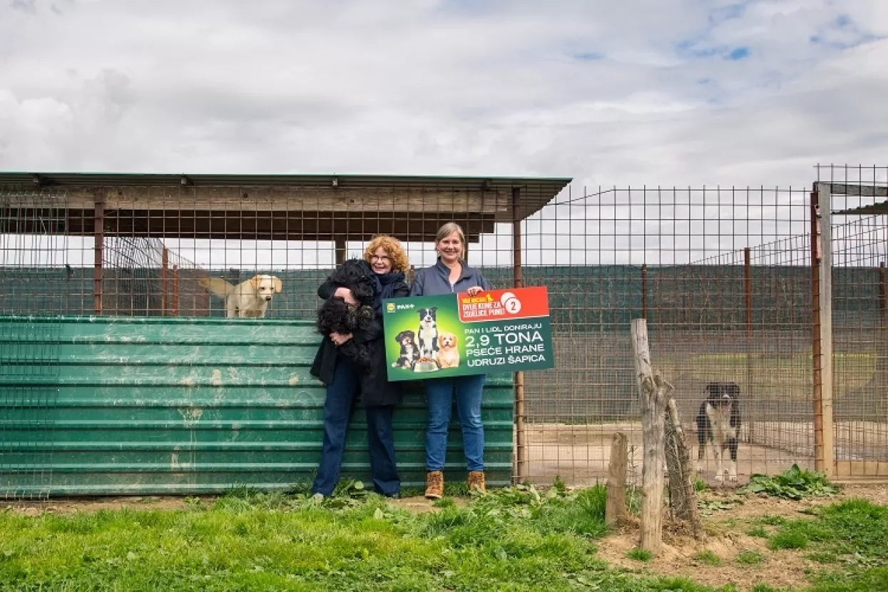 Pan i Lidl donirali više od 11 tona hrane skloništima za pse