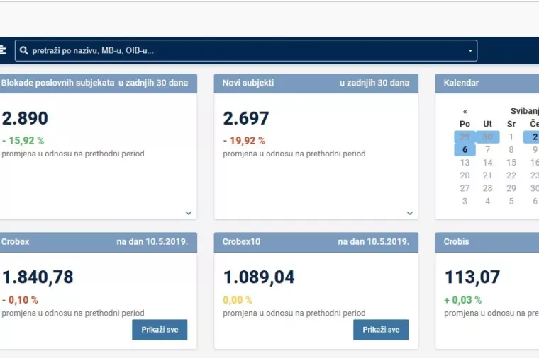 Info.BIZ servis: Fina lansirala novu poslovnu tražilicu sa 770.000 poslovnih subjekata