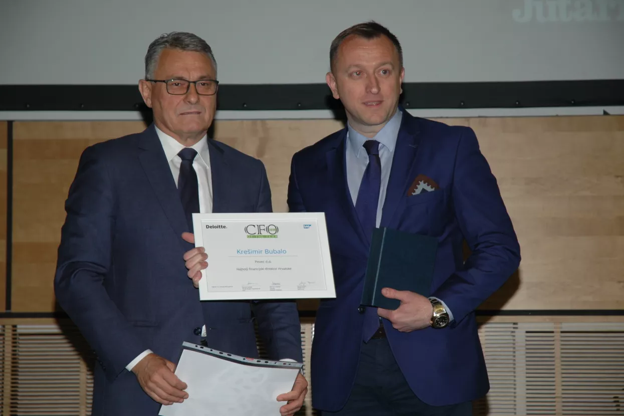 Krešimir Bubalo iz Peveca proglašen je najboljim financijskim direktorom godine