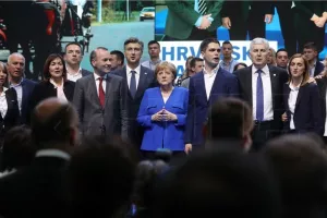 Merkel i Weber na skupu HDZ-a u Zagrebu govorili protiv nacionalizma