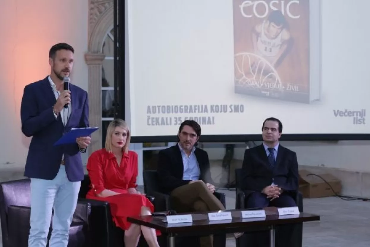 FOTO: Autobiografija Krešimira Ćosića nije samo knjiga o sportu, već i vrijedno literarno djelo