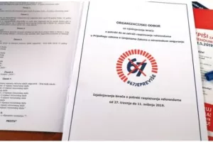 Danas u Hrvatskoj: Sindikati donose u Sabor 748.624 potpisa za referendum