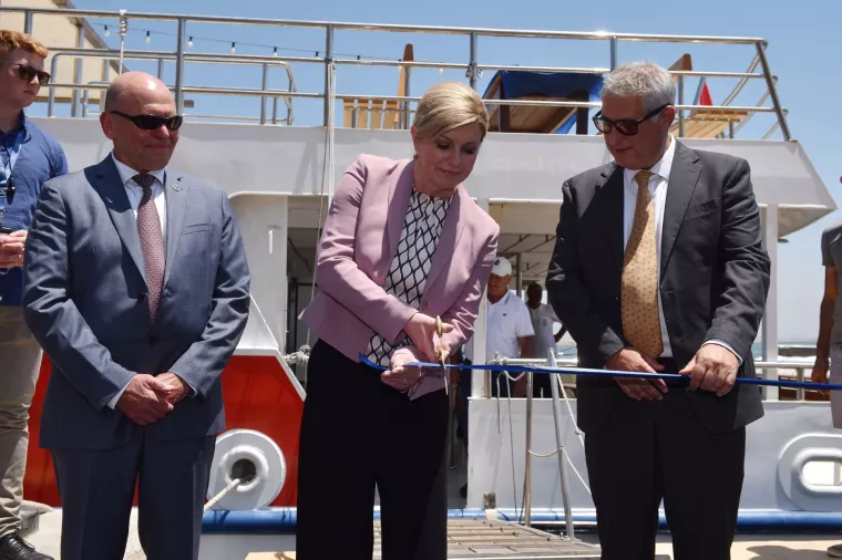 Grabar-Kitarović: Luka Rijeka mogla bi postati 'sredozemna vrata' za izraelsku robu