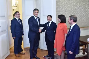 Premijer Plenković sastao se s potpredsjednikom EBRD-a Pierreom Heilbronnom