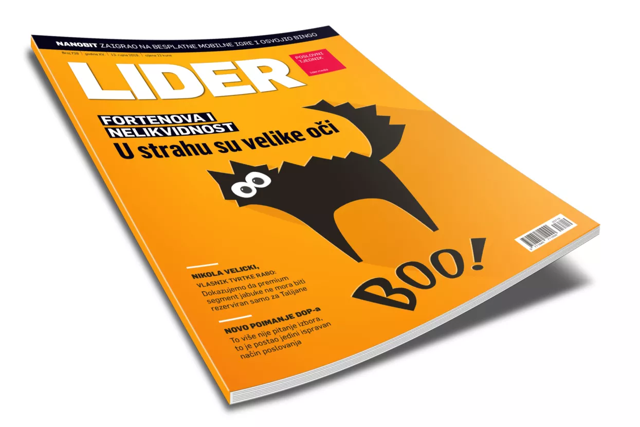 U novom broju Lidera &ndash; Fortenova i nelikvidnost, Nanobit, nepuno radno vrijeme