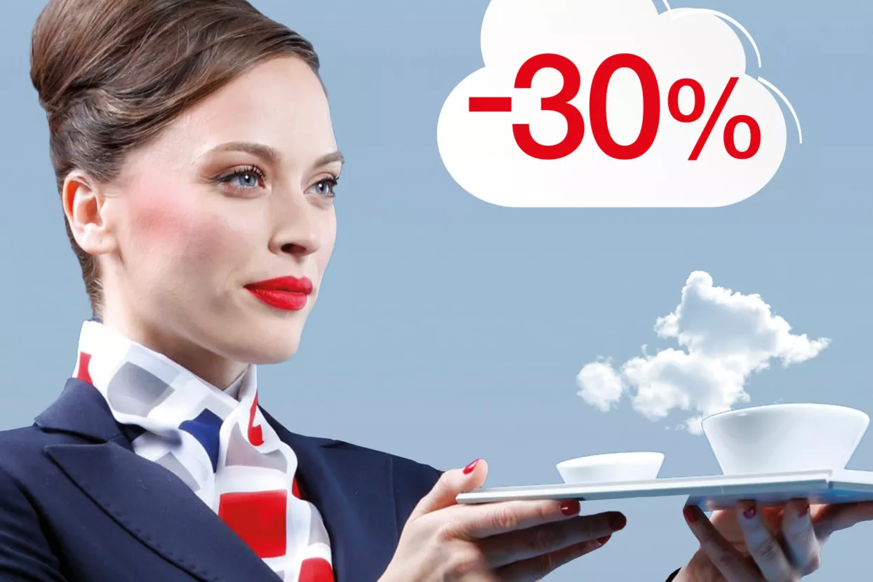 Croatia Airlines ponovno vas nagrađuje s 30 posto popusta!