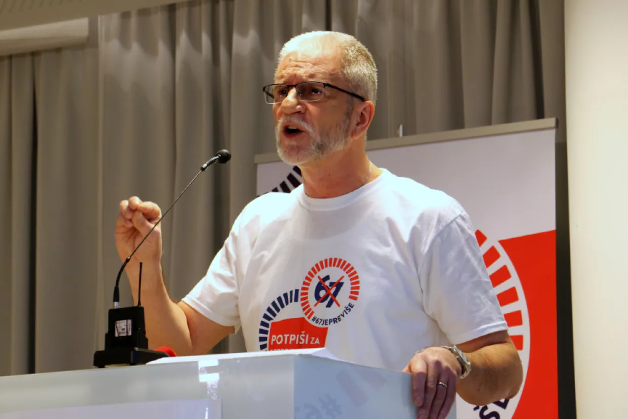 [VIDEO] Inicijativa &#39;67 je previše&#39;: Vlada se ne može poigravati sa 750.000 potpisa, kad će referendum?