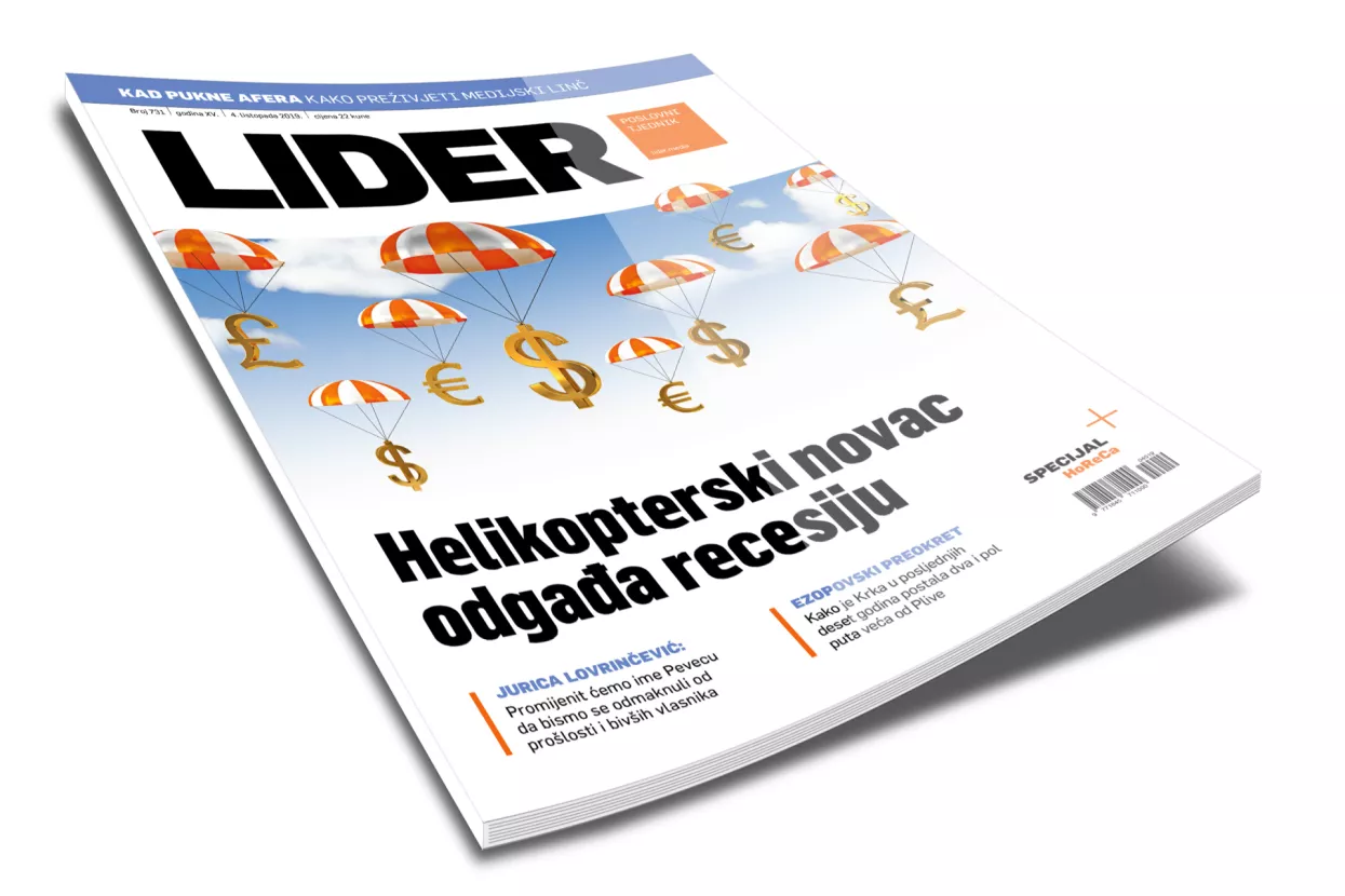 U novom broju Lidera - Kako spriječiti recesiju dijeljenjem novca građanima, &scaron;to se dogodilo s Krkom i Plivom...