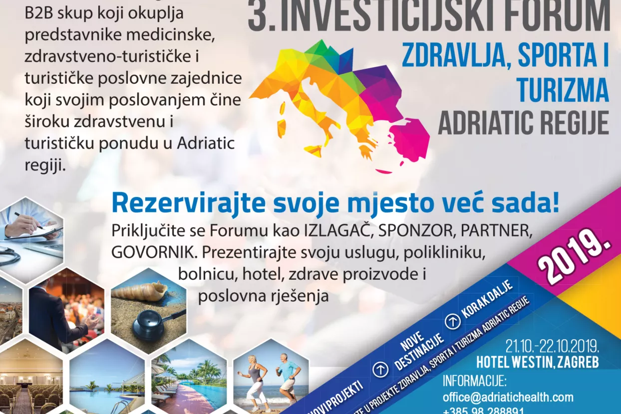 Zdravstveni turizam treba postati prioritet i ulog u budućnost Hrvatske
&nbsp;
