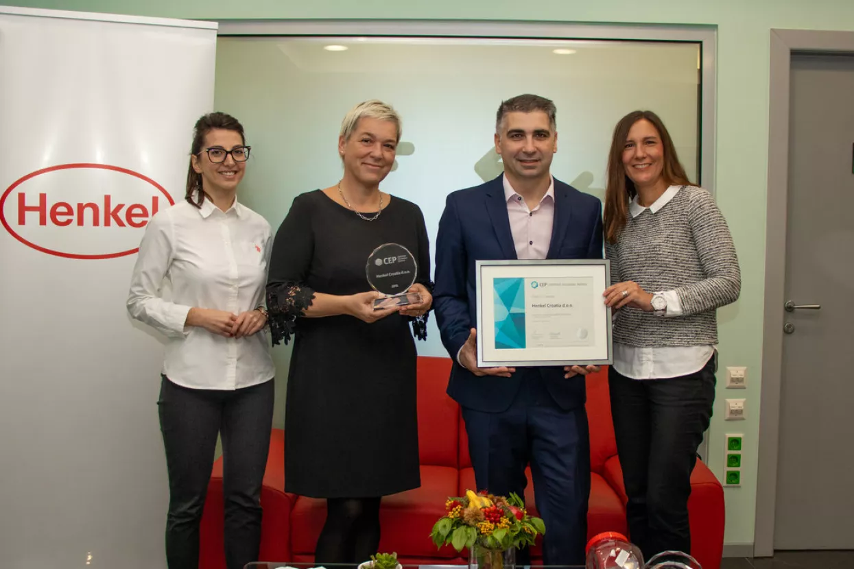 Henkel ponovno nagrađen certifikatom Poslodavac Partner