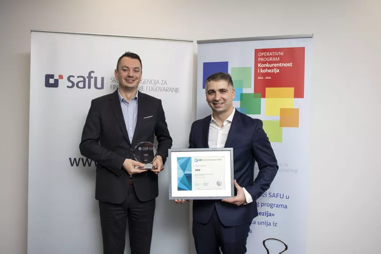 SAFU je jedina državna agencija s certifikatom Poslodavac Partner