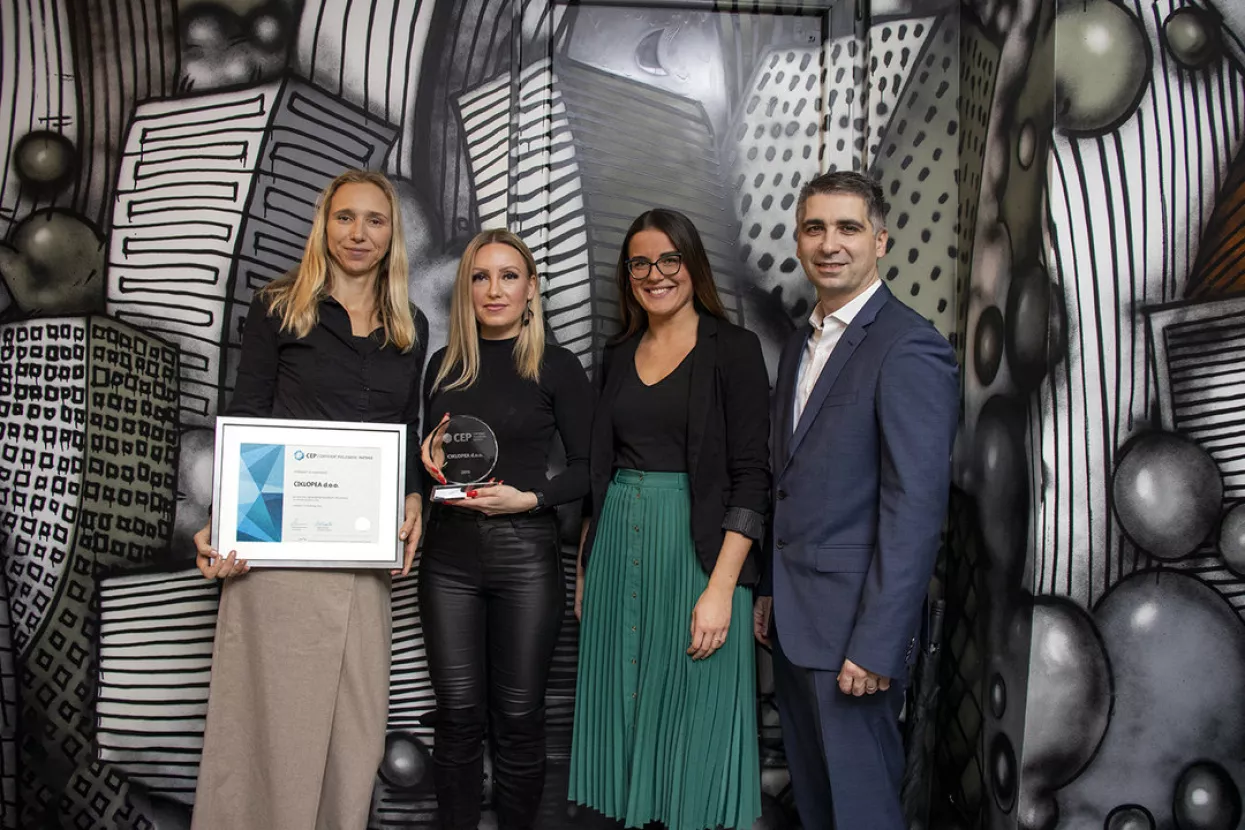 Certifikat Poslodavac Partner šestu godinu zaredom dodijeljen lokalizacijskoj tvrtki Ciklopea