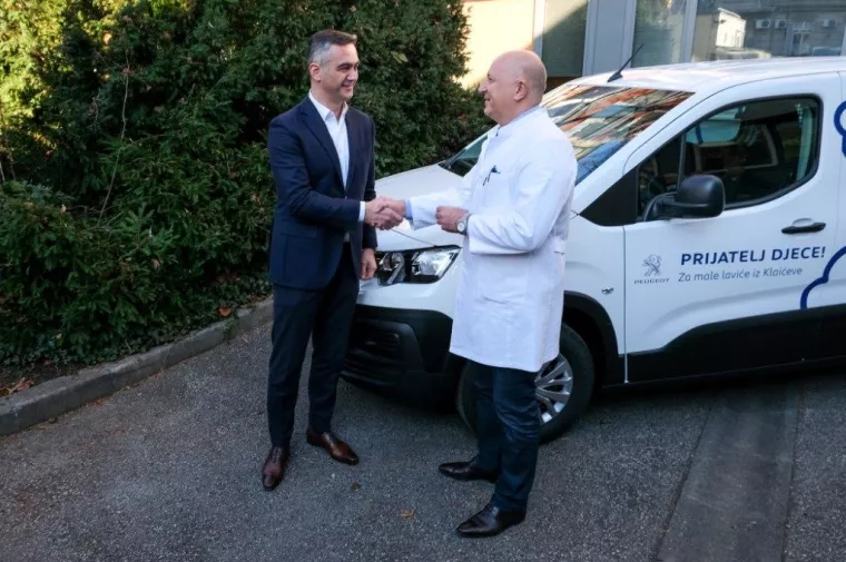 Peugeot Rifter za Kliniku za dječje bolesti Zagreb