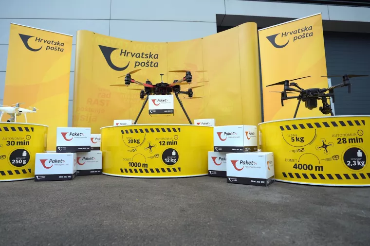 [VIDEO I INFOGRAFIKA] - Hrvatska pošta dostavila pismo dronom