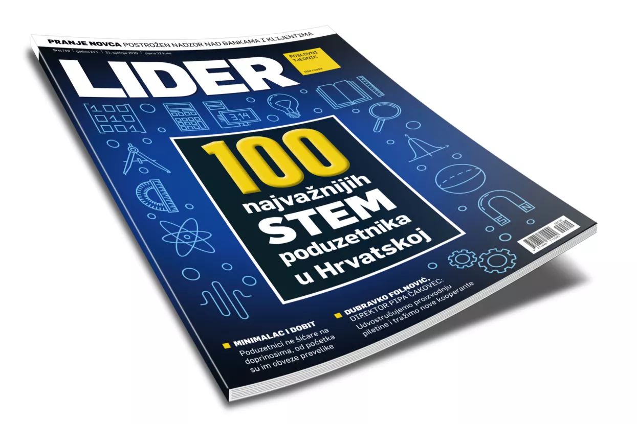U novom broju Lidera saznajte sve o pranju novca, za&scaron;to Grbe&scaron;ić prodaje Marasku, koji su najvažniji STEM-ovci u Hrvatskoj...