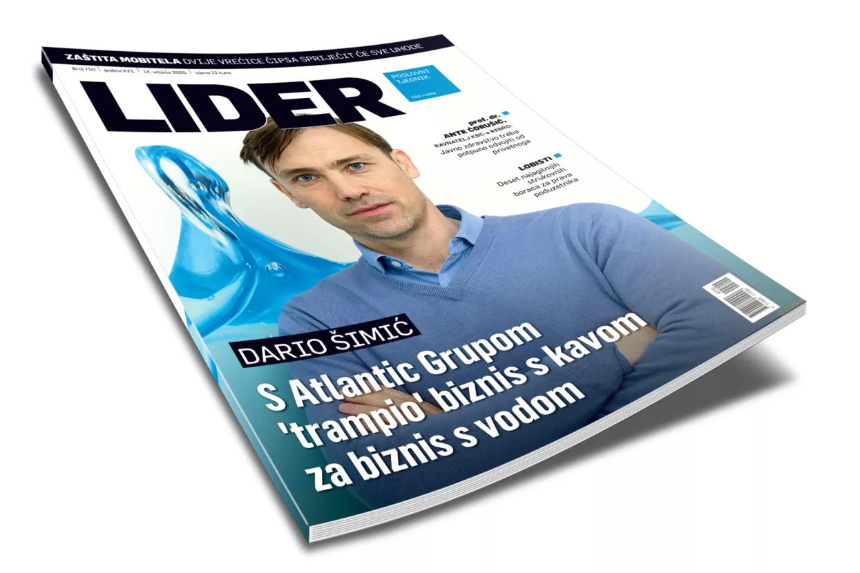U novom broju Lidera: veliki intervju s ravnateljem KBC-a, sve o strukovnim udrugama, novim poslovima Darija Šimića i kako čips pomaže protiv svih uhoda