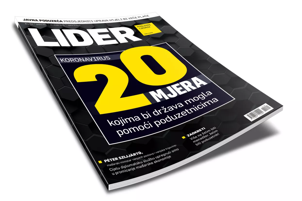 Novi broj Lidera: O mjerama za pomoć poduzetnicima, predsjednicima poduzeća koji žele veće plaće i menadžerima koji žele biti poduzetnici...
