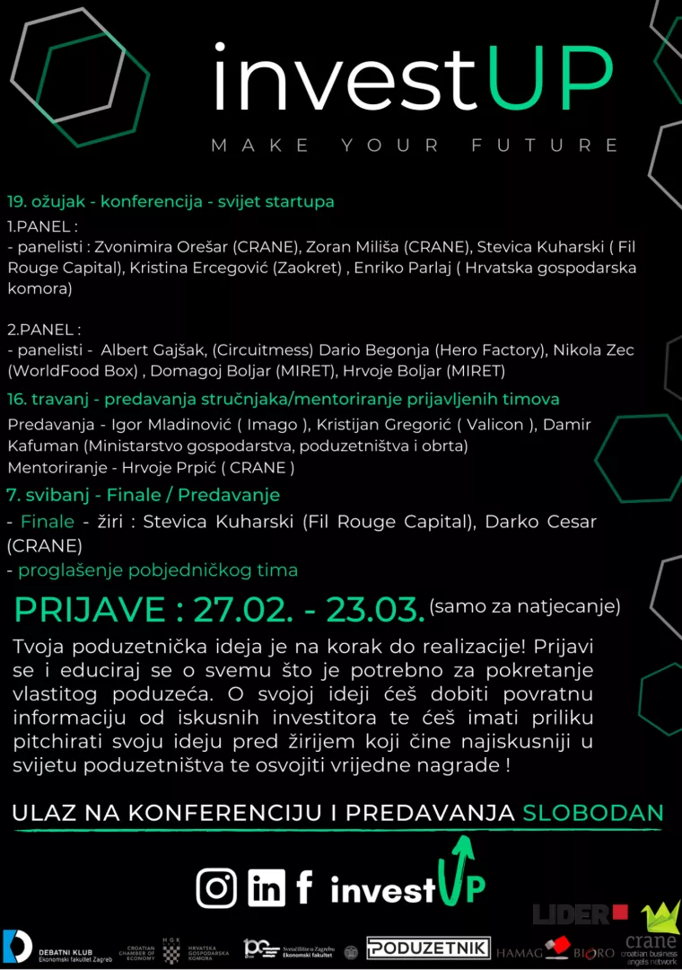 EFZG potiče studente da se uključe u pokretanje svojih poduzetničkih ideja! Evo kako!