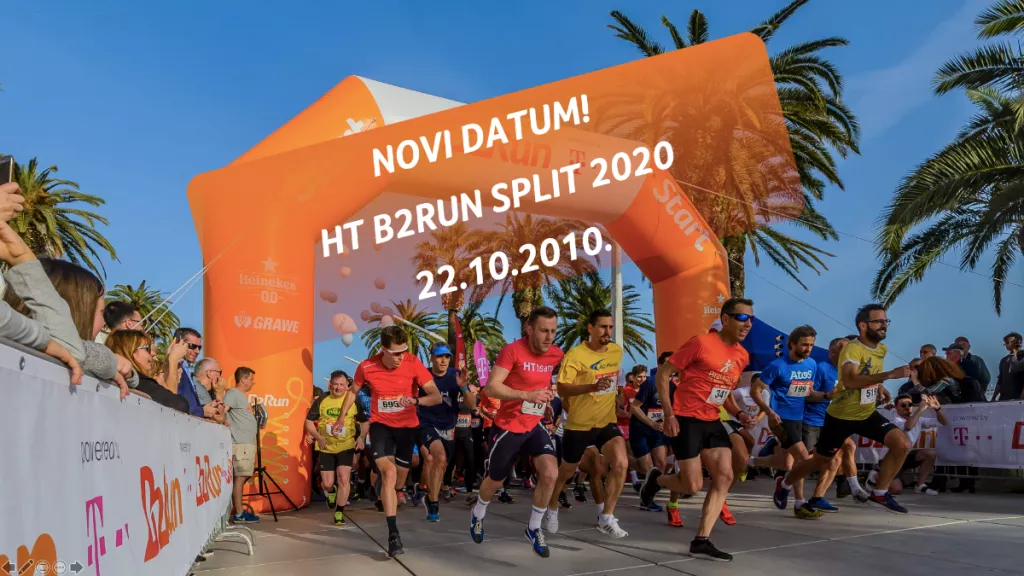 Novi datumi HT B2RUN utrka u Splitu i Rijeci