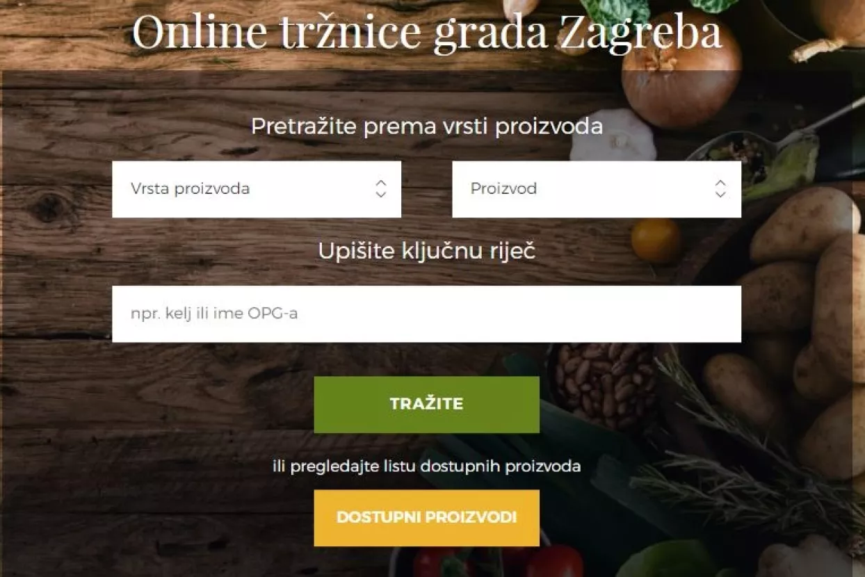 Kako do domaćih proizvoda - putem on-line tržnice Grada Zagreba&nbsp;