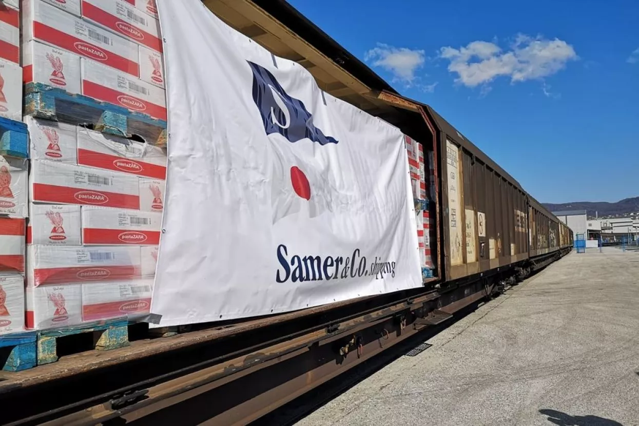 Transportom 400 tona prehrambenih proizvoda pokrenuta direktna željeznička linija od Italije do Zagreba