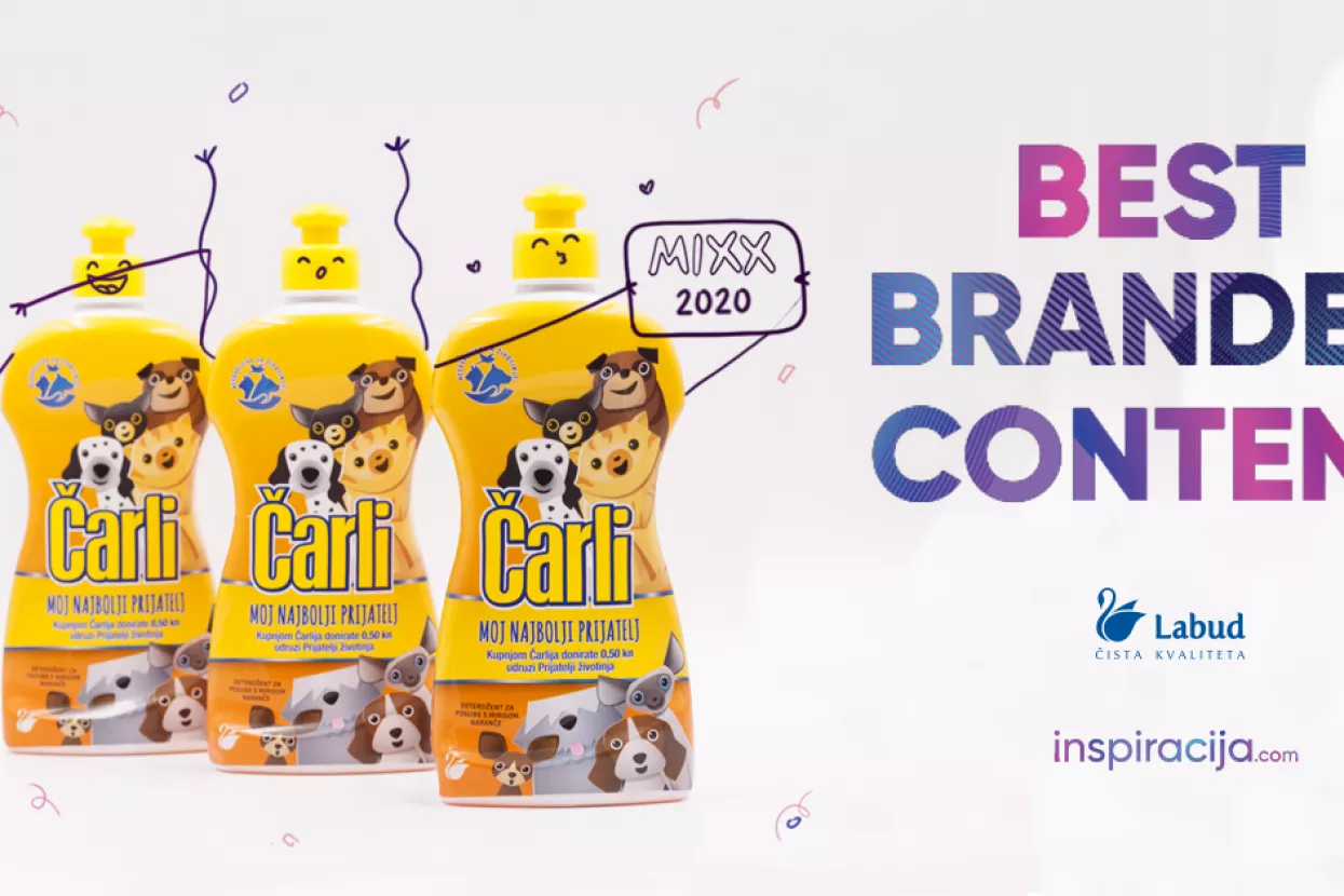 Kampanja Čarli &ndash; Moj najbolji prijatelj osvojila prestižnu MIXX nagradu