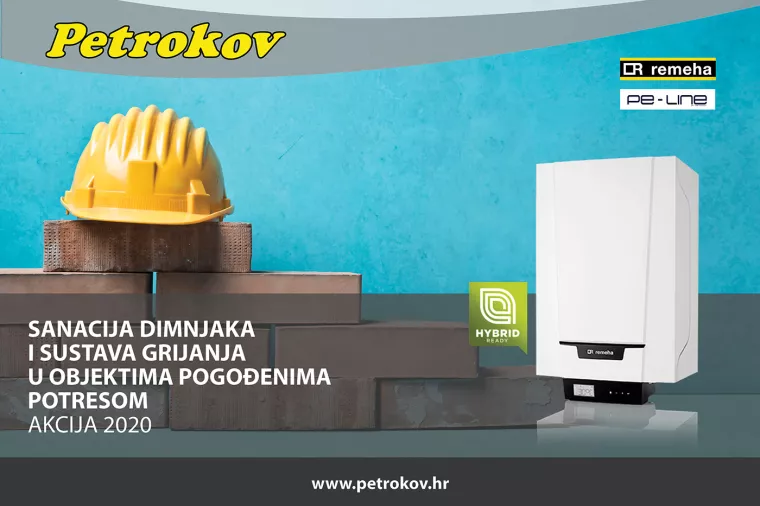 Sanacija dimnjaka i sustava grijanja u objektima pogođenima potresom