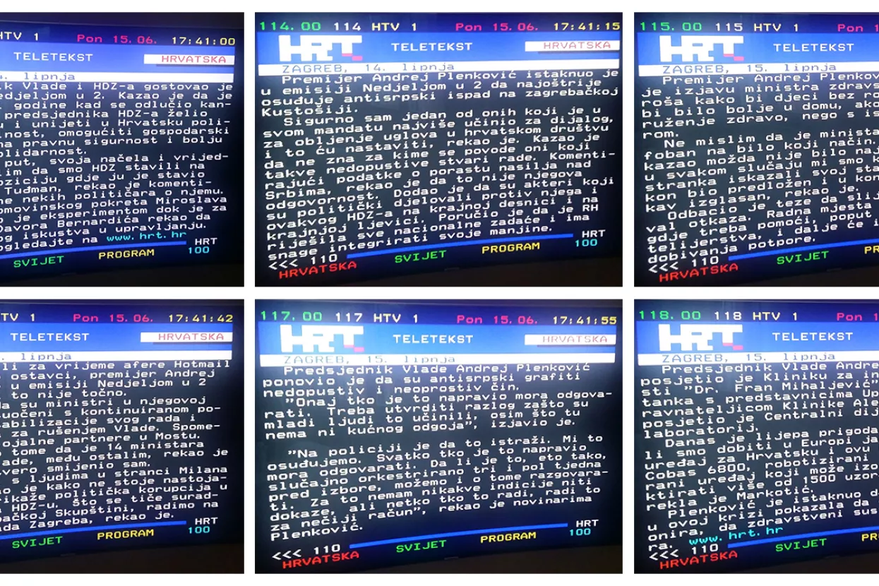 TELEVIZIJSKA BLAMAŽA: Javno-privatno partnerstvo HRT-a i HDZ-a