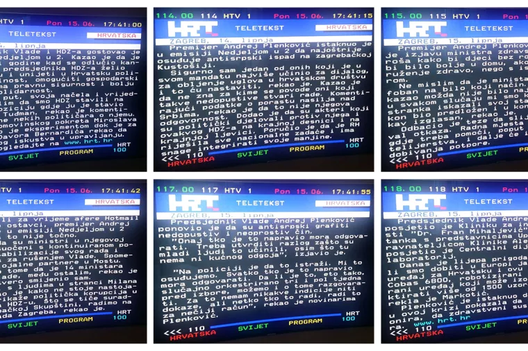 TELEVIZIJSKA BLAMAŽA: Javno-privatno partnerstvo HRT-a i HDZ-a