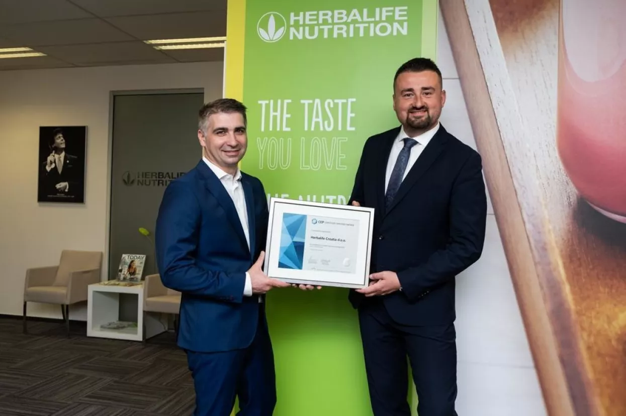 Tvrtka Herbalife dobila priznanje za upravljanje ljudskim resursima