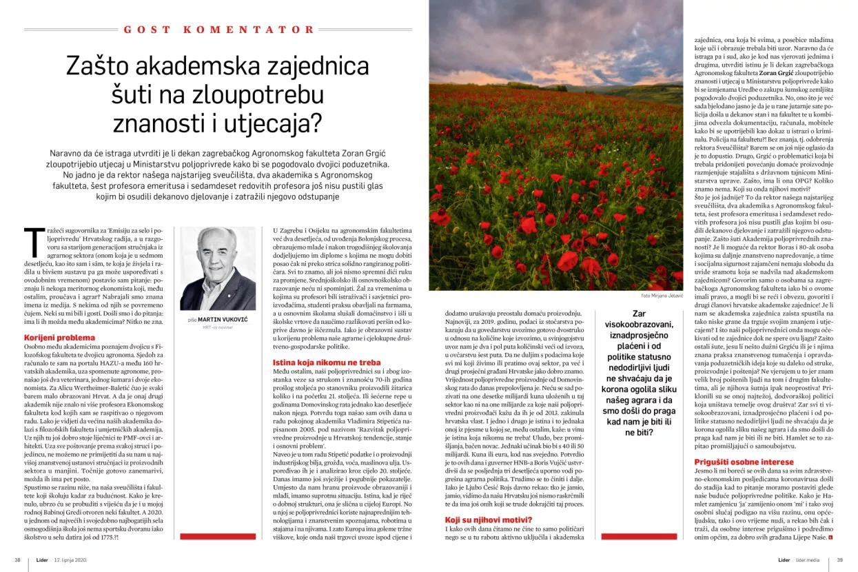 'Za&scaron;to akademska zajednica &scaron;uti na zloupotrebu znanosti i utjecaja?' (2)