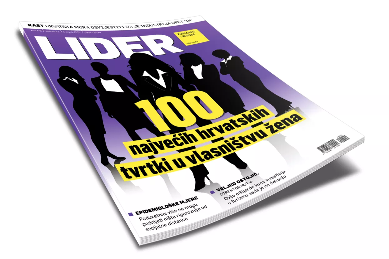 Novi broj Lidera: Lista 100 najvećih tvrtki u ženskom vlasništvu, strategija rasta industrije u RH, što tišti poduzetnike...
