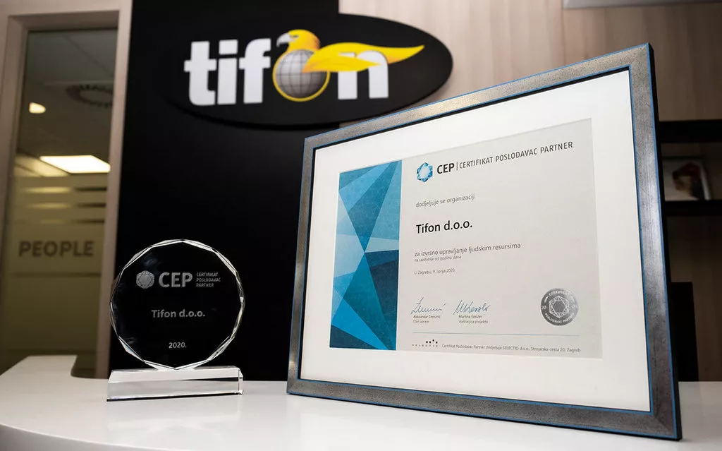 Tifon dobio priznanje za izvrsno upravljanje ljudskim resursima