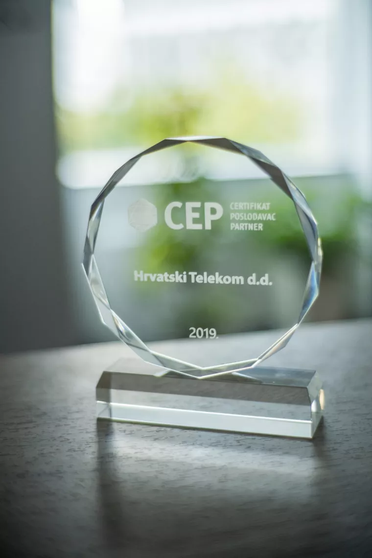 Hrvatski telekom: Jedan od najboljih poslodavaca u Hrvatskoj prema CEP standardima