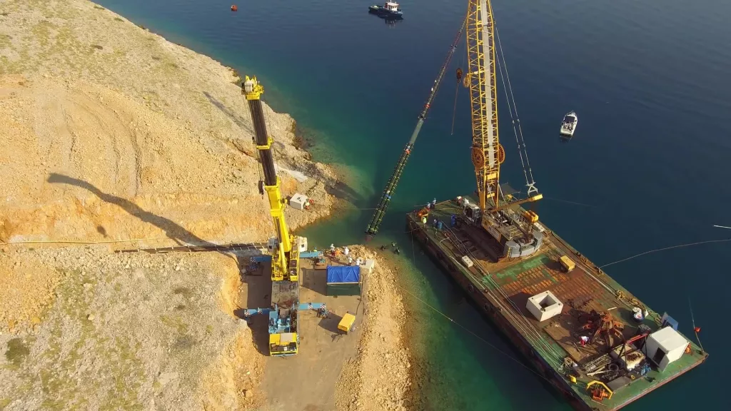 Radovi na podmorskom dijelu plinovoda Omišalj-Zlobin su pred završetkom