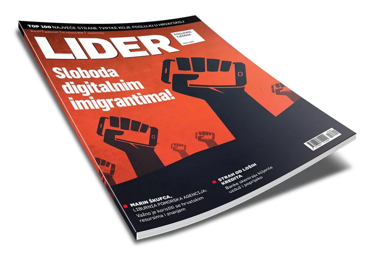 U novom broju Lidera: Tko su digitalni nomadi, TOP 100 stranih tvrtki u RH, koja je nova procjena BDP-a...