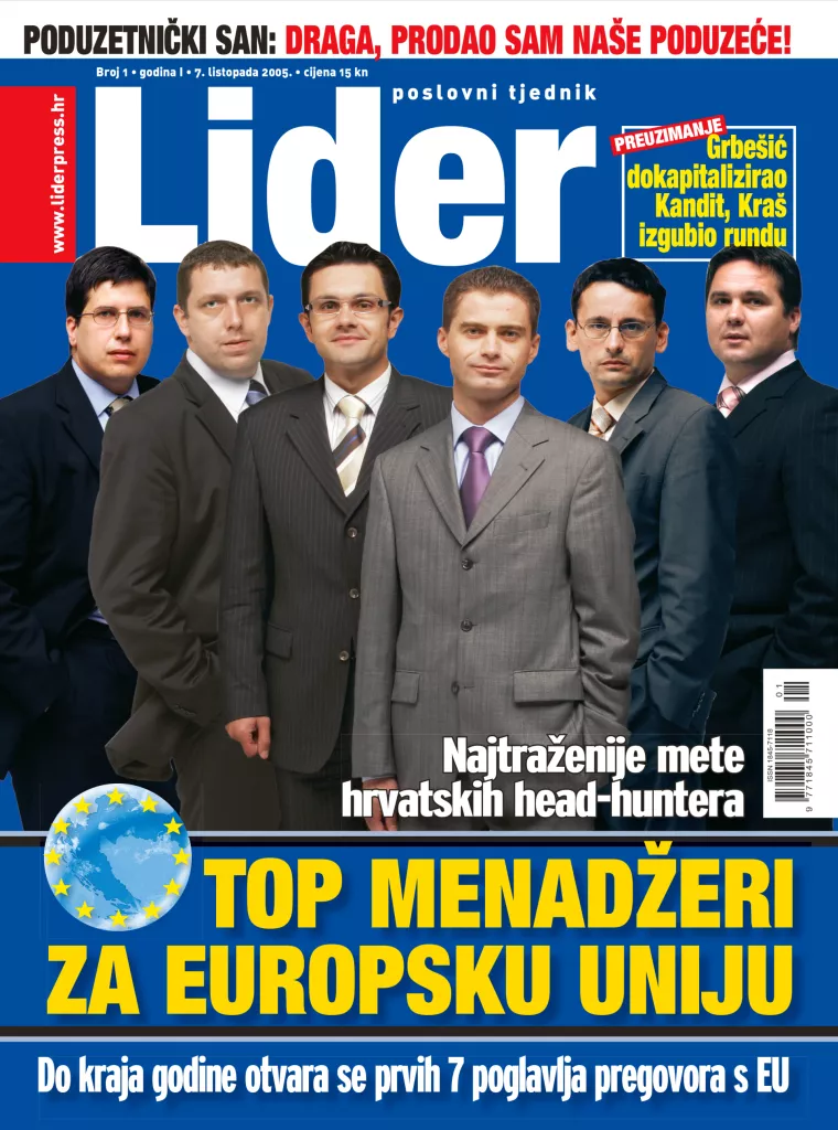 15 GODINA LIDERA - &Scaron;est kapitalnih meta hrvatskih head huntera - MENADŽERI za Europsku uniju