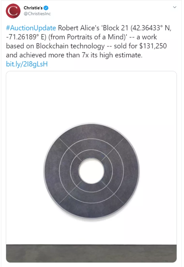 Umjetnost je dosegla novu (kripto) razinu