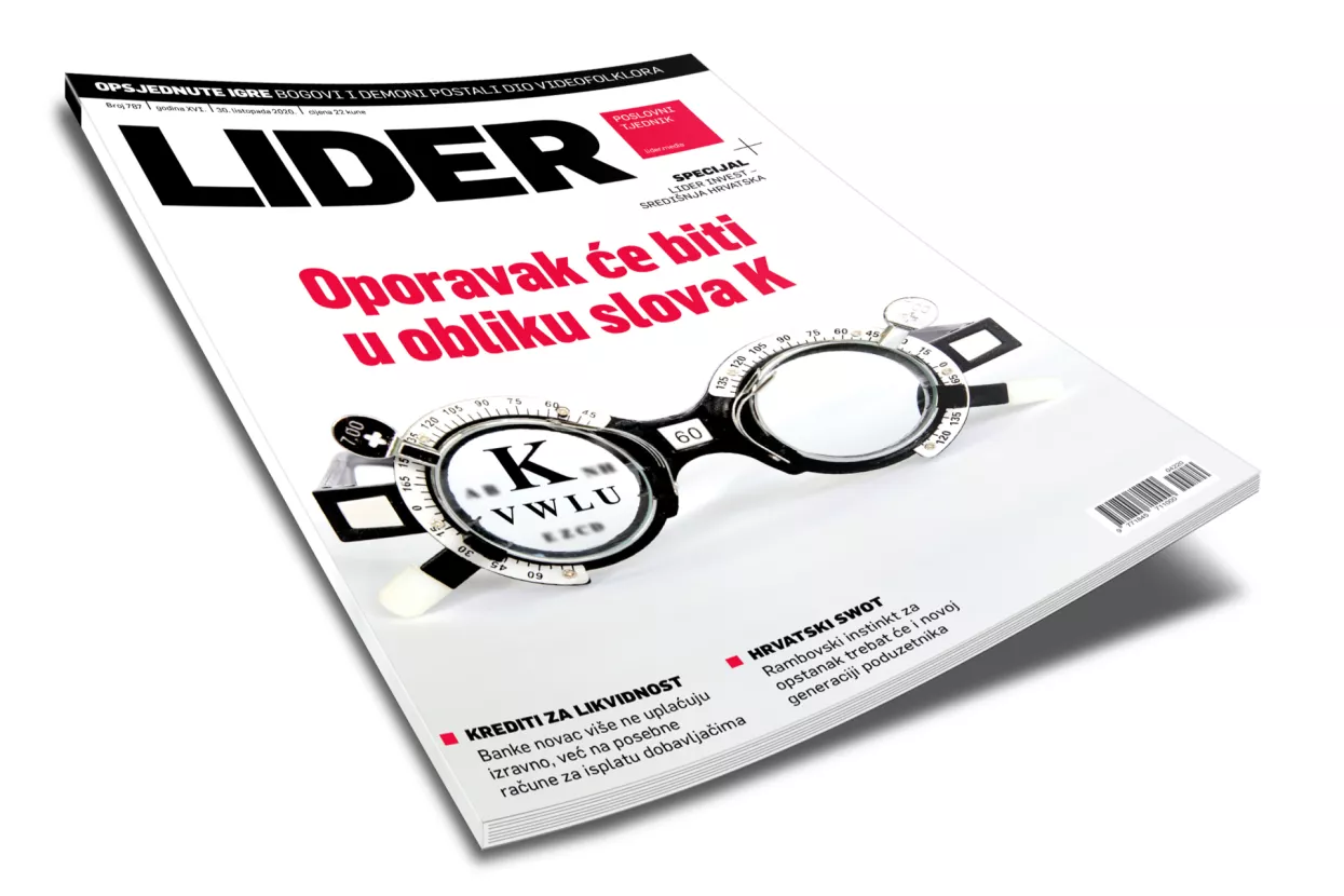 U novom broju Lidera saznajte zašto će oporavak biti u obliku slova K