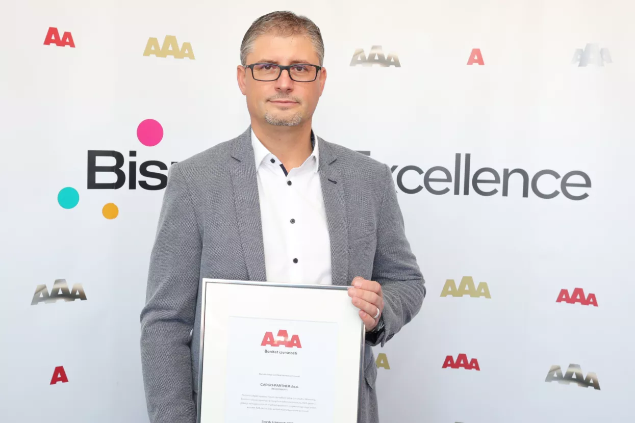 cargo-partner: primio BISNODE-ov certifikat bonitetne uspješnosti u 2020.