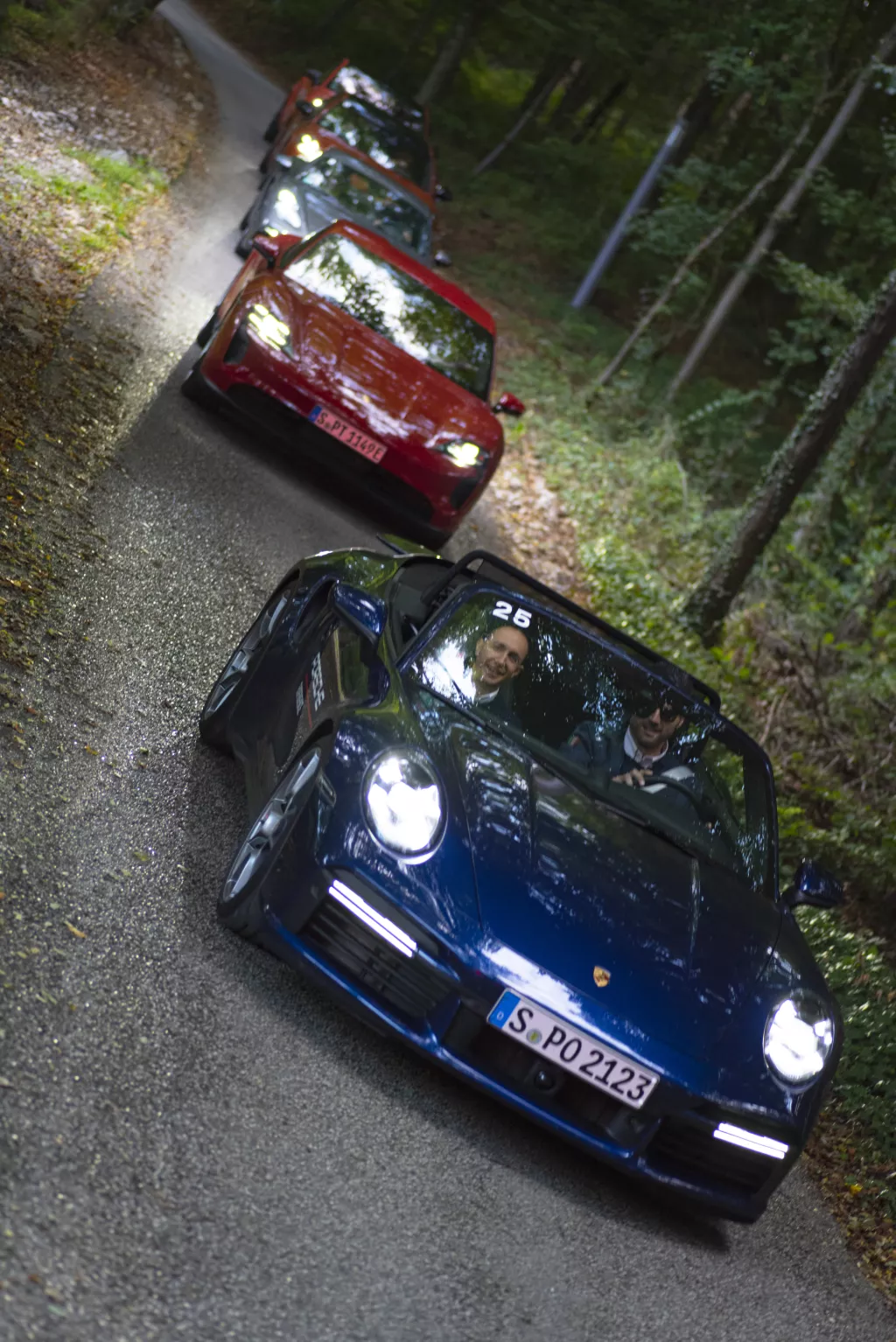 Cayman S, 911 Turbo S, Cayenne Turbo, Panamera GTS ST i električni Taycan 4S po Hrvatskom Zagorju