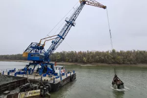 Luka Tranzit Osijek počela s iskopima pijeska u Dravi
